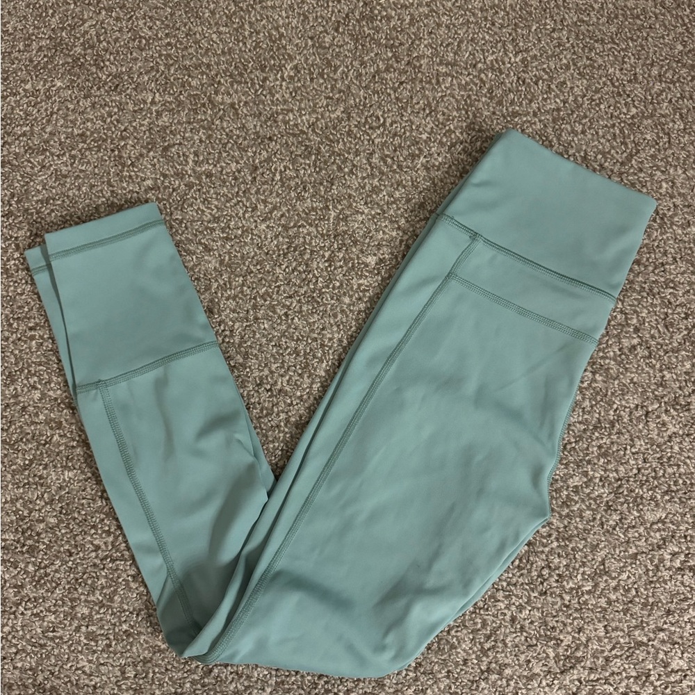 Teal High-Waisted Leggings